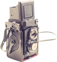 Cutout of Old Vintage Camera